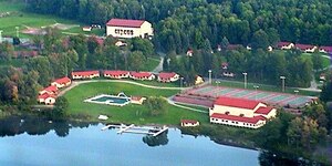 Camp Island Lake, a summer camp for kids, in Starrucca, Penn., is giving away 30 free spaces this summer to children of military personnel who have served overseas since Sept. 11, 2001. The camp is located in the Pocono Mountains in northeastern Pennsylvania. Courtesy photo   