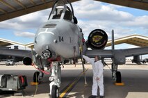 Airman Branden Jewell, 442nd Aircraft Maintenance Squadron/b-flight, closes the canopy of an A-10 Thunderbolt II after loading liquid oxygen onto to it on March 4, 2012. The 442nd AMXS is part of the 442nd Fighter Wing, an A-10 reserve unit at Whiteman Air Force Base, Missouri. (U.S.Air Force photo/Senior Airman Wesley Wright)