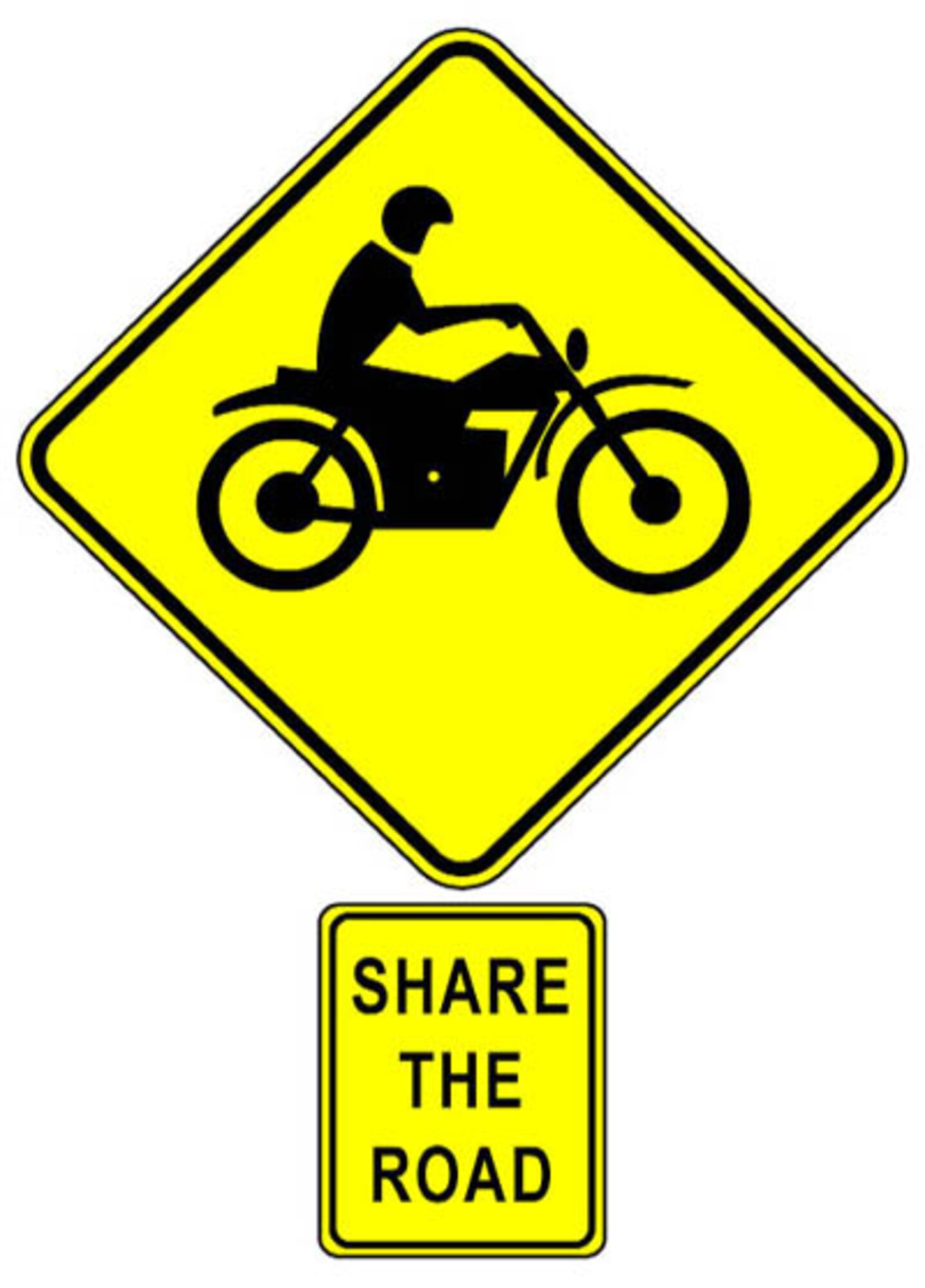 GOODFELLOW AIR FORCE BASE, Texas—With Spring’s arrival, motorcyclists are again taking to the roads. Remember to always be aware of your surroundings and share the road. (Courtesy graphic) 