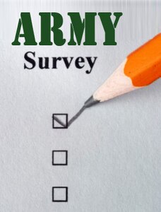 The marketing branch will distribute the survey to randomly selected participants at 75 garrisons.