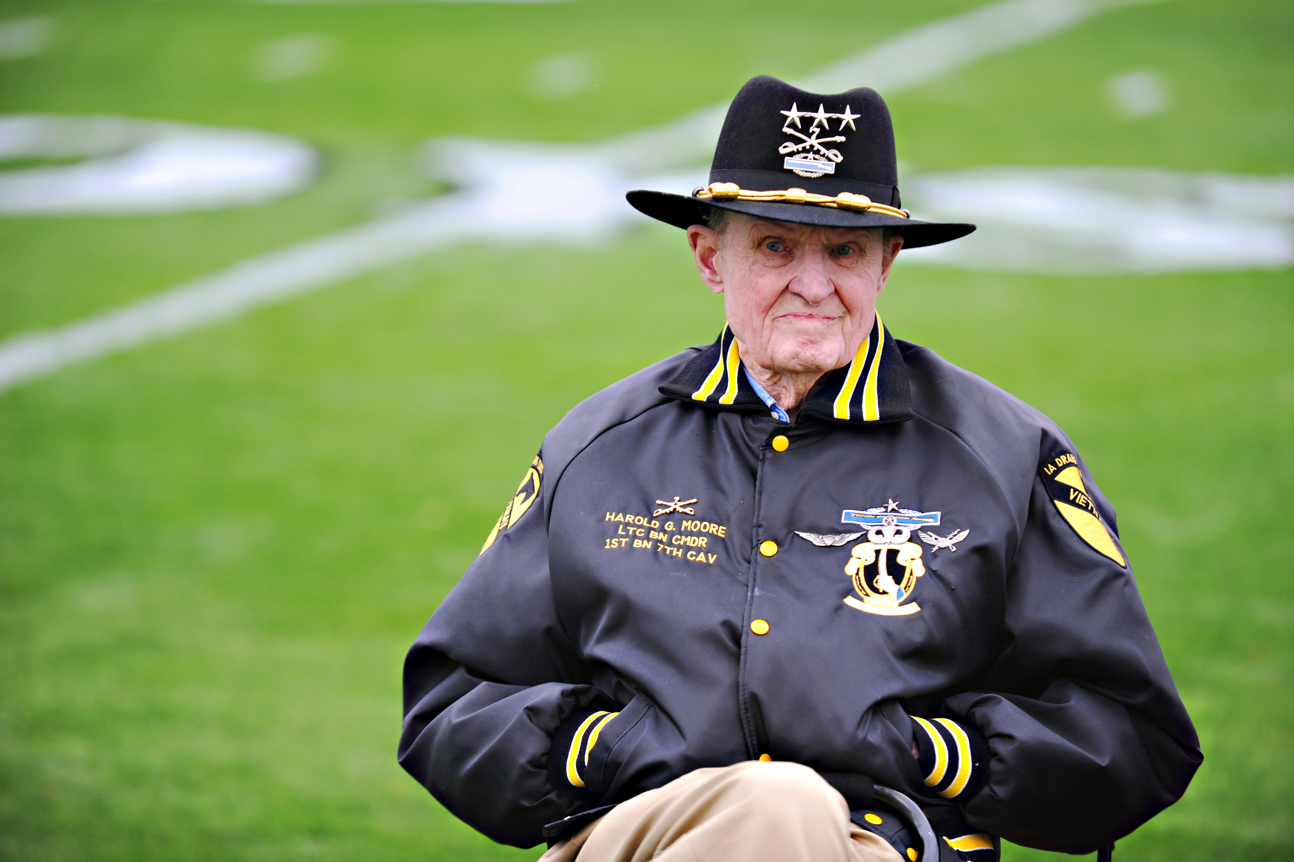 Retired Army Lt. Gen.Harold "Hal" Moore Jr. attends the U.S. Military