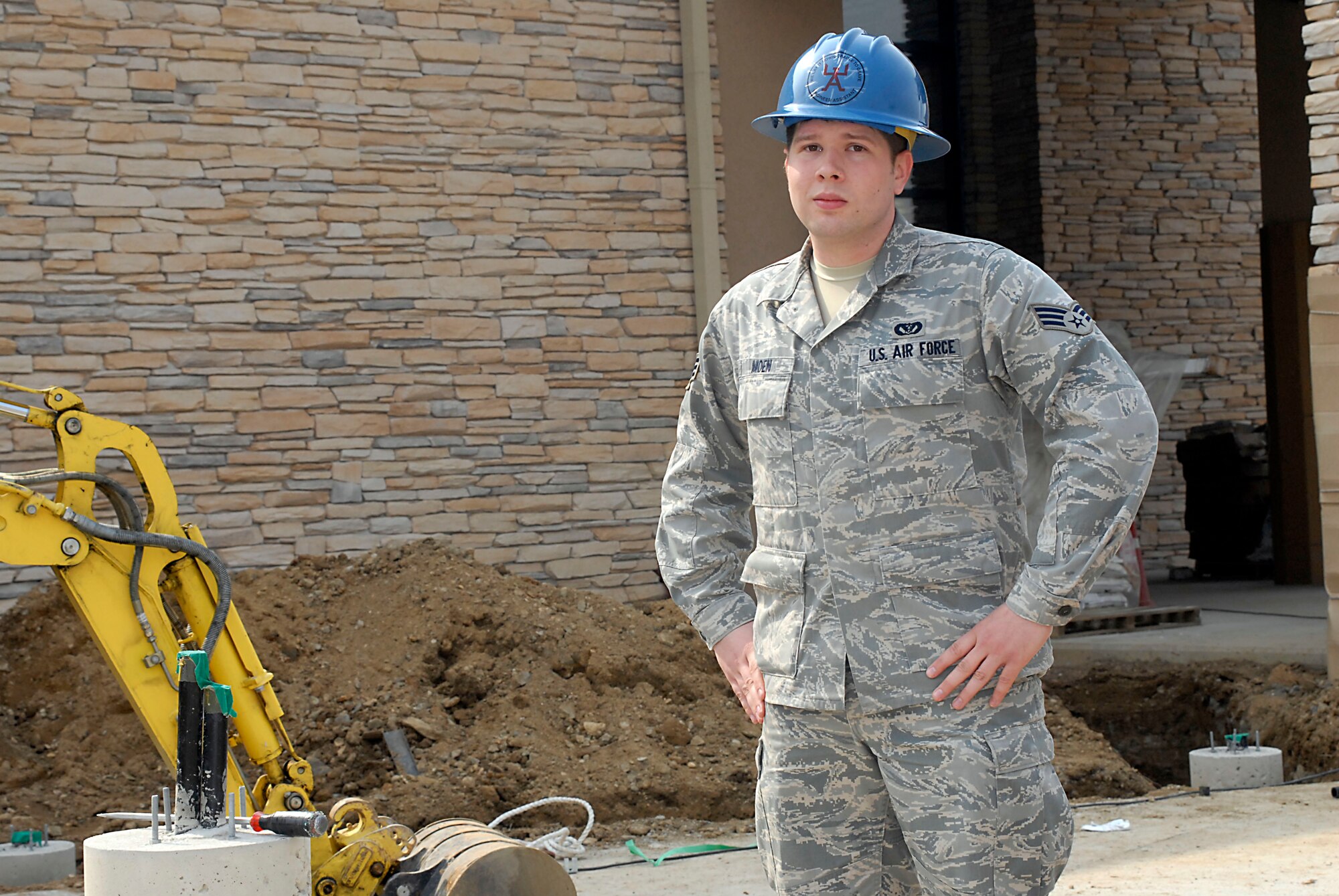 Senior Airman Zachary Moen, 51st Civil Engineer Squadron. (U.S. Air Force photo/Tech. Sgt. Eric Petosky)