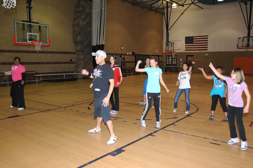 During their spring break, children learned a dance routine March 13 while attending the weeklong Orizon Dance Camp at the Kirtland Air Force Base Youth Center.

Photo by Dennis Carlson
