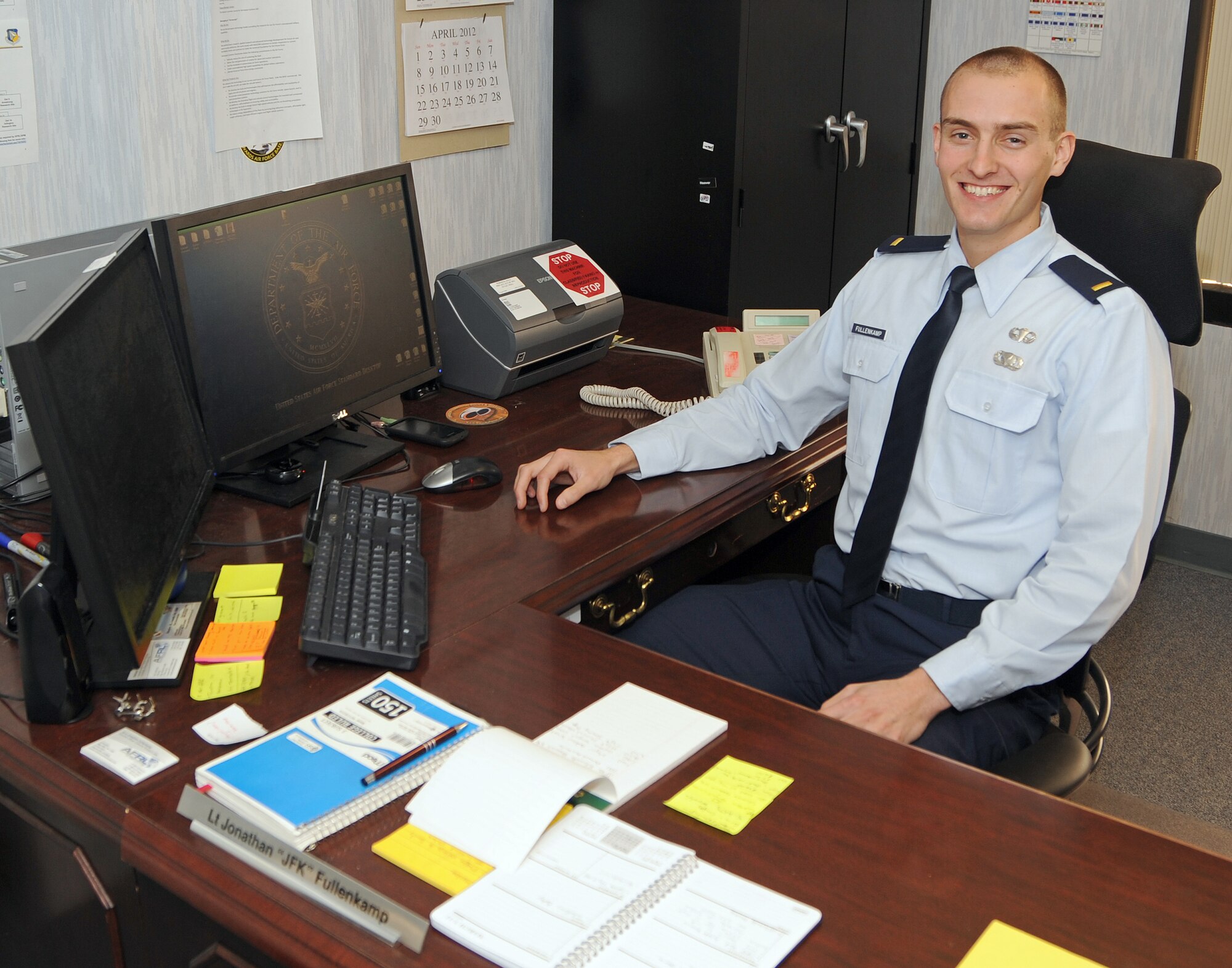 2nd Lt. Jonathan B. Fullenkamp, this week's Warrior of the Week. (Courtesy photo)
