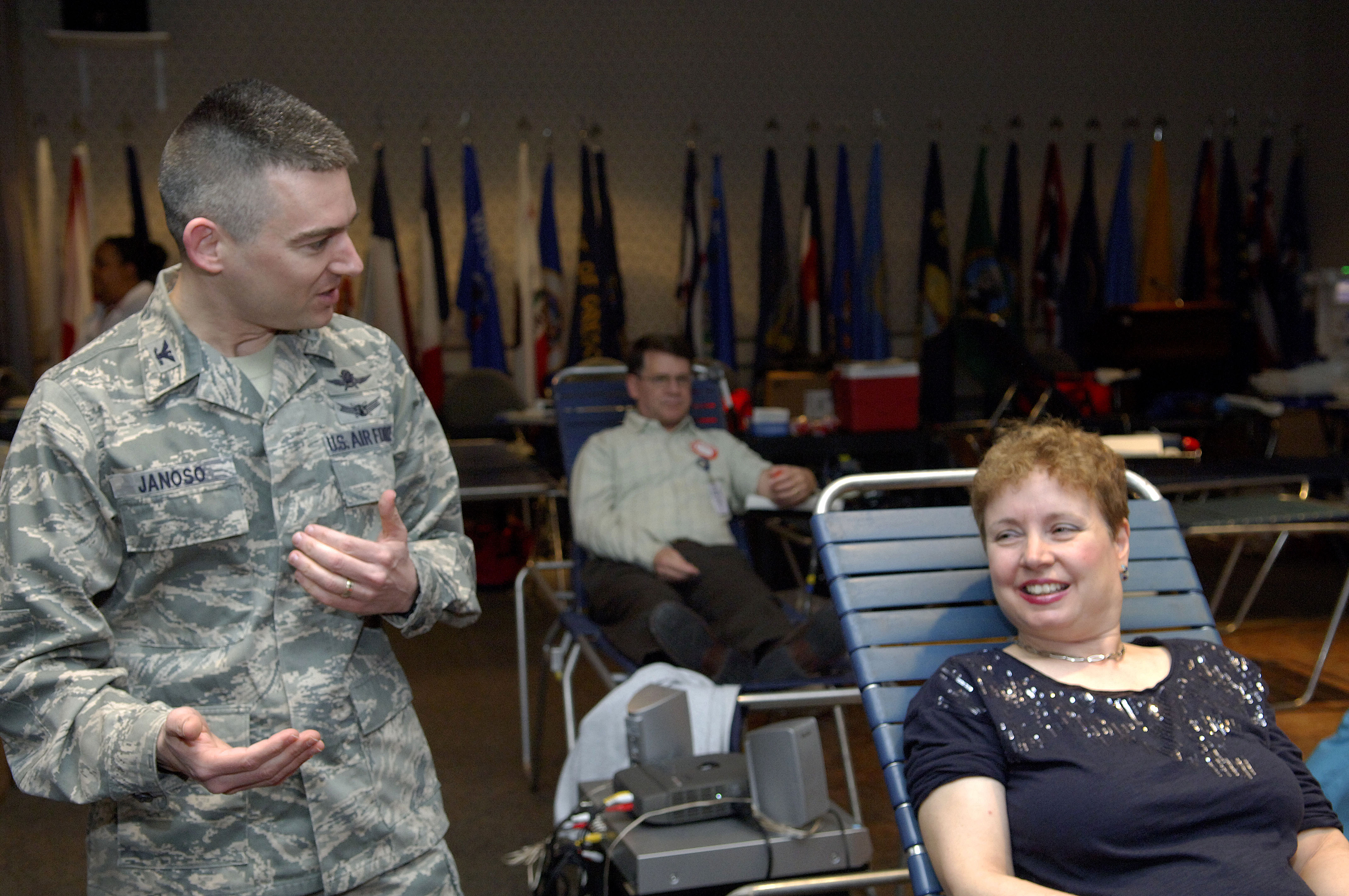 Mail Clerk At Scott Afb Donates 100th Pint Of Blood