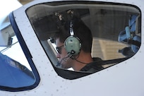 1st Lt. Casey Eikhold, 99th Flying Training Squadron, makes final checks prior to the launch of a T-1 Jayhawk aircraft on Joint Base San Antonio-Randolph March 6, 2012. The 99th FTS is an important part of the Pilot Instructor Training program at JBSA-Randolph. (U.S. Air Force photo by Rich McFadden) (released)