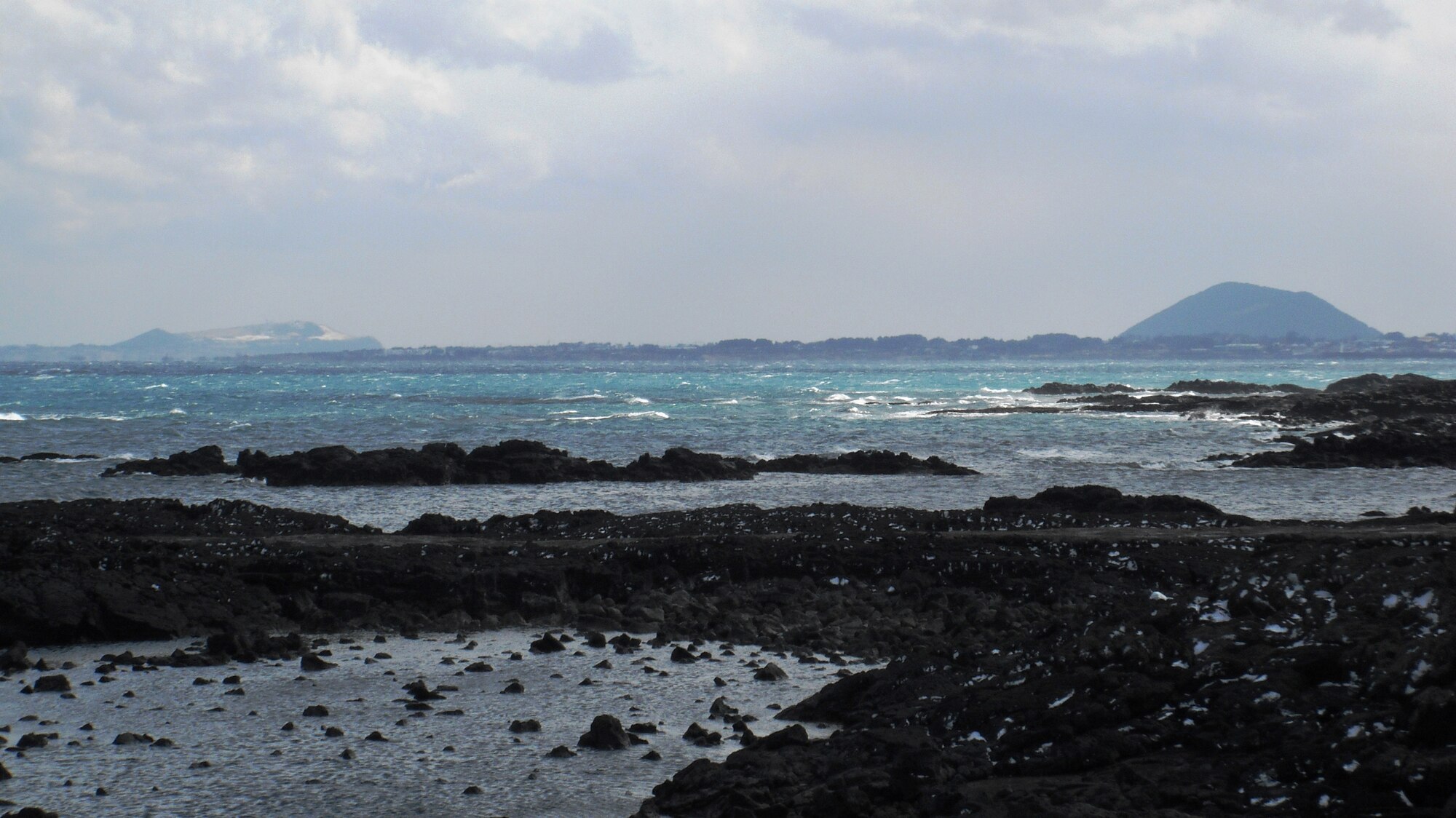 View of the ocean from Route 1132 on Jeju Island, Republic of Korea. (U.S. Air Force photo/Staff Sgt. Eric Burks)