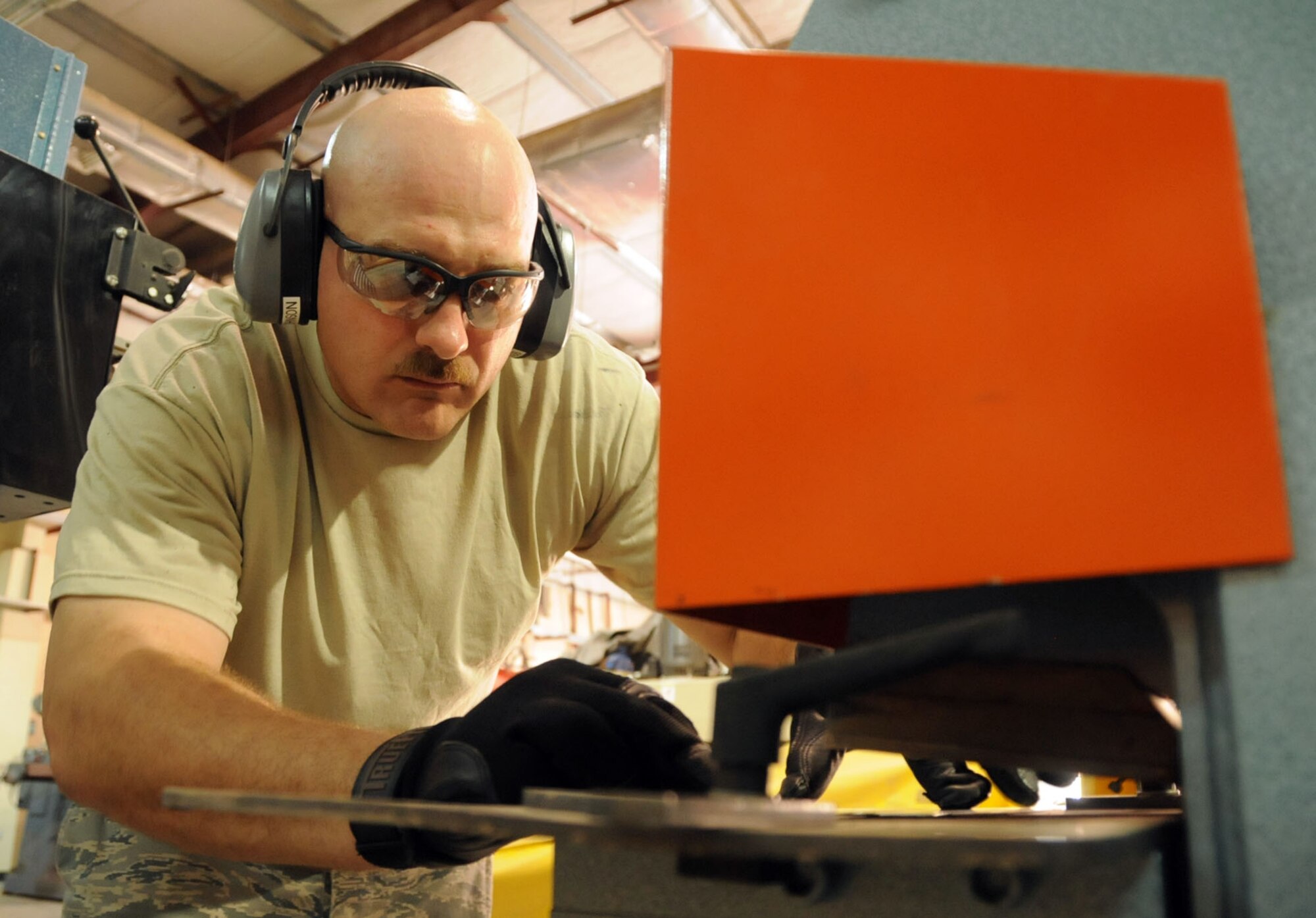 U.S. Air Force Staff Sgt. Matthew Johnson, 386th Expeditionary Maintenance Squadron metals technician, is the 386th Air Expeditionary Wing Rock Solid Warrior for March 16, 2012.  Johnson is a native to Mishawaka, Ind., and is deployed from the 122nd Maintenance Squadron in Ft. Wayne, Ind. (U.S. Air Force Staff Sgt. James Lieth)