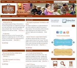 Balfour Beatty Communities just launched a new community blog for the residents at Fort Eustis. Interested personnel can check out the blog at http://blog.fteustishomes.com. (Courtesy graphic)