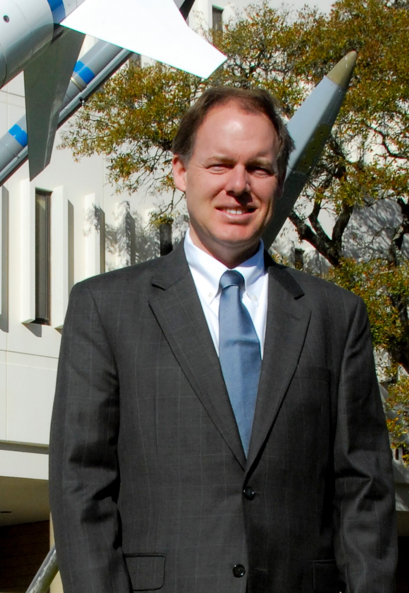 Michael R. VandenBoom, the material leader of the aerial targets branch at the Air Armament Center at Eglin Air Force Base, Fla., recently won the Arthur S. Flemming Award in the applied science, engineering and mathematics category.  The annual Air Force award recognizes the outstanding contributions of federal employees, on either a sustained basis or through a single exceptional accomplishment achieved or completed during 2011.  (U.S. Air Force photo/Kevin Gaddie)