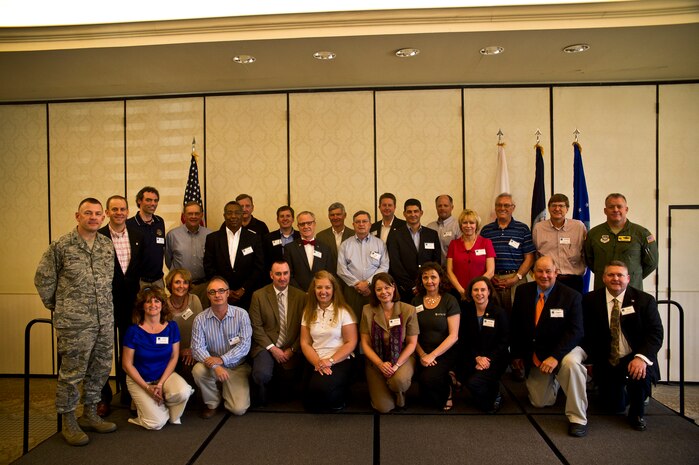 Team Charleston inducted 35 community leaders into the 2012 Honorary Commanders Program in a ceremony at Joint Base Charleston - Air Base March 14. The day's events were co-hosted by Col. Richard McComb, Joint Base Charleston commander (left), and Col. Erik Hansen, 437th Airlift Wing commander (right). 


