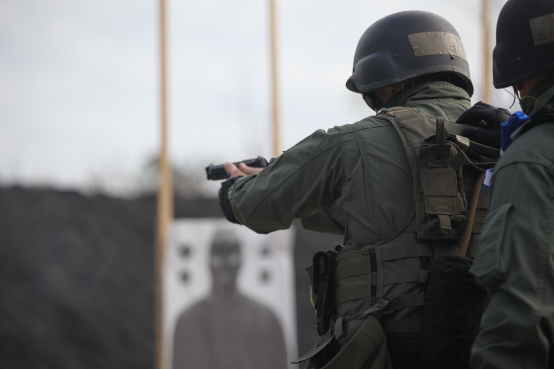 Special reaction teams provide base commanders with small units of tactically proficient law enforcement capable of responding to a multitude of threats. Marine Corps Base Camp Lejeune is the first site of a Headquarters Marine Corps certified course for SRT training.