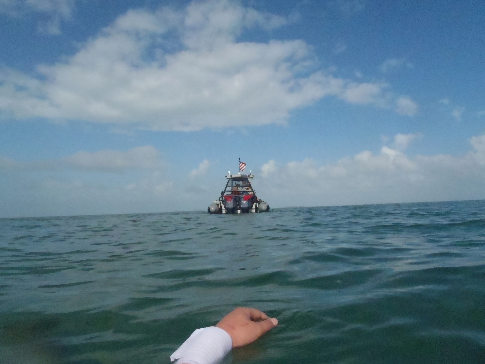 U.S. Airmen from the 920th Rescue Wing, Patrick Air Force Base, Fla., exercise in Key West, Fla., during the winter months to enhance their maritime rescue skills. Royal Canadian Airmen from the 435 Transport and Rescue Squadron, 17 Wing, Winnipeg, Canada, also participated in the exercise. Both countries' rescue forces must face perilous conditions at times therefore training is conducted often. (U.S. Air Force photo/Senior Airman Anton Levin)   