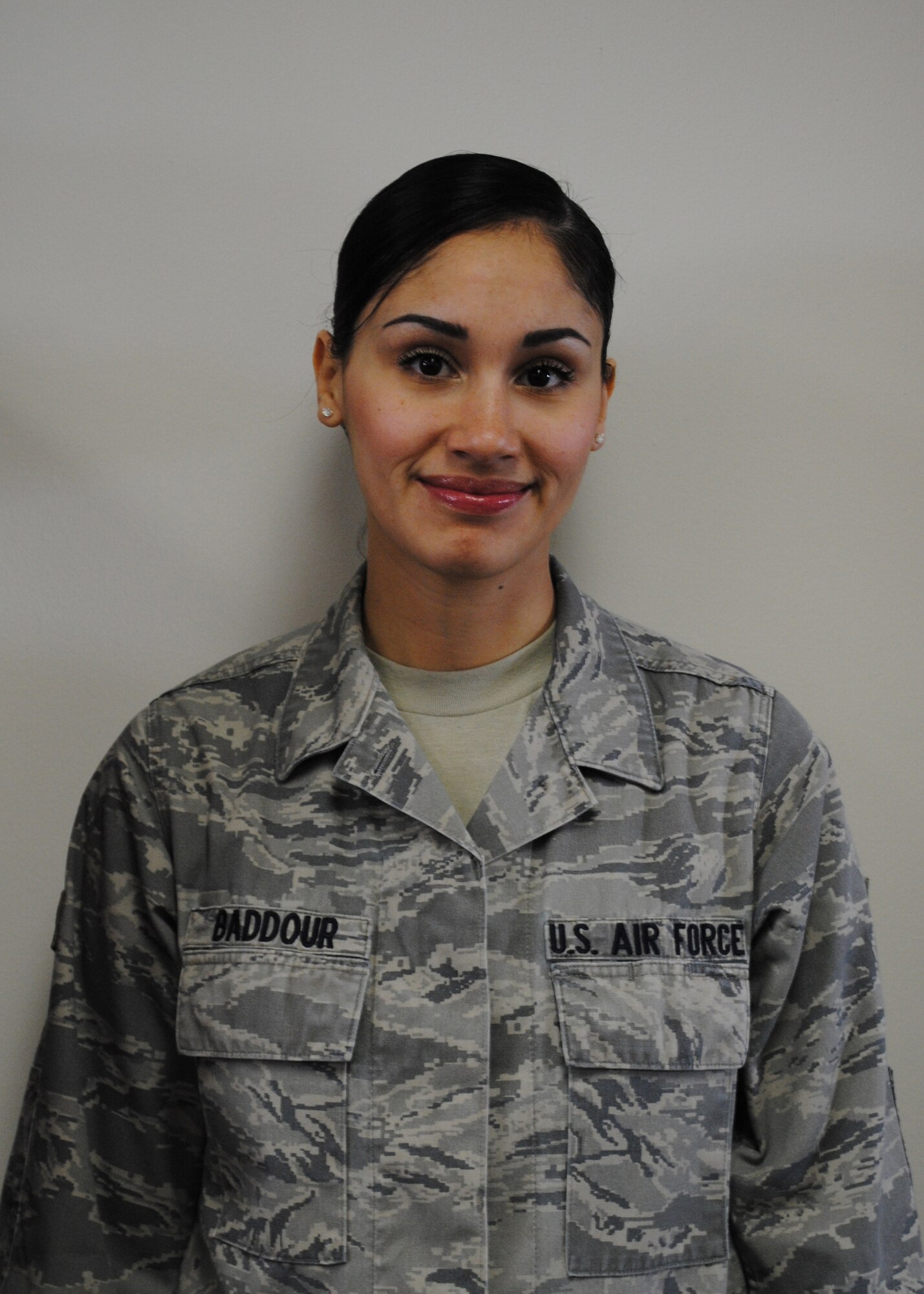 Senior Airman Sulai Baddour, Airman's Council president. (U.S. Air Force photo/Senior Airman Kristina Overton)