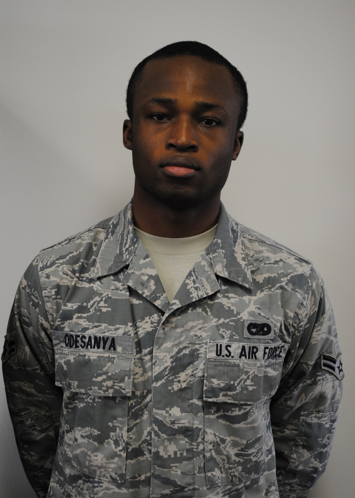 Airman 1st Class Oluwatobiloba Odesanya, Airman's Council events coordinator. (U.S. Air Force photo/Senior Airman Kristina Overton)