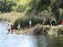 Children from the Tyndall Youth Center enjoyed a day of fishing at Felix Lake as part of the Spring Break Marine Discovery Camp, March 13. (Courtesy photo)