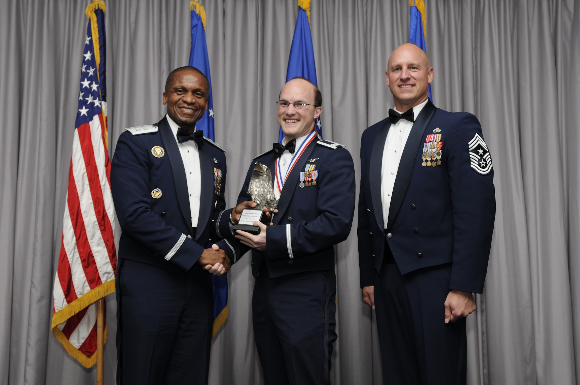 Air Force District of Washington Annual Award Winner, CGO category,  Capt Joseph Walters of the 11th Wing. 