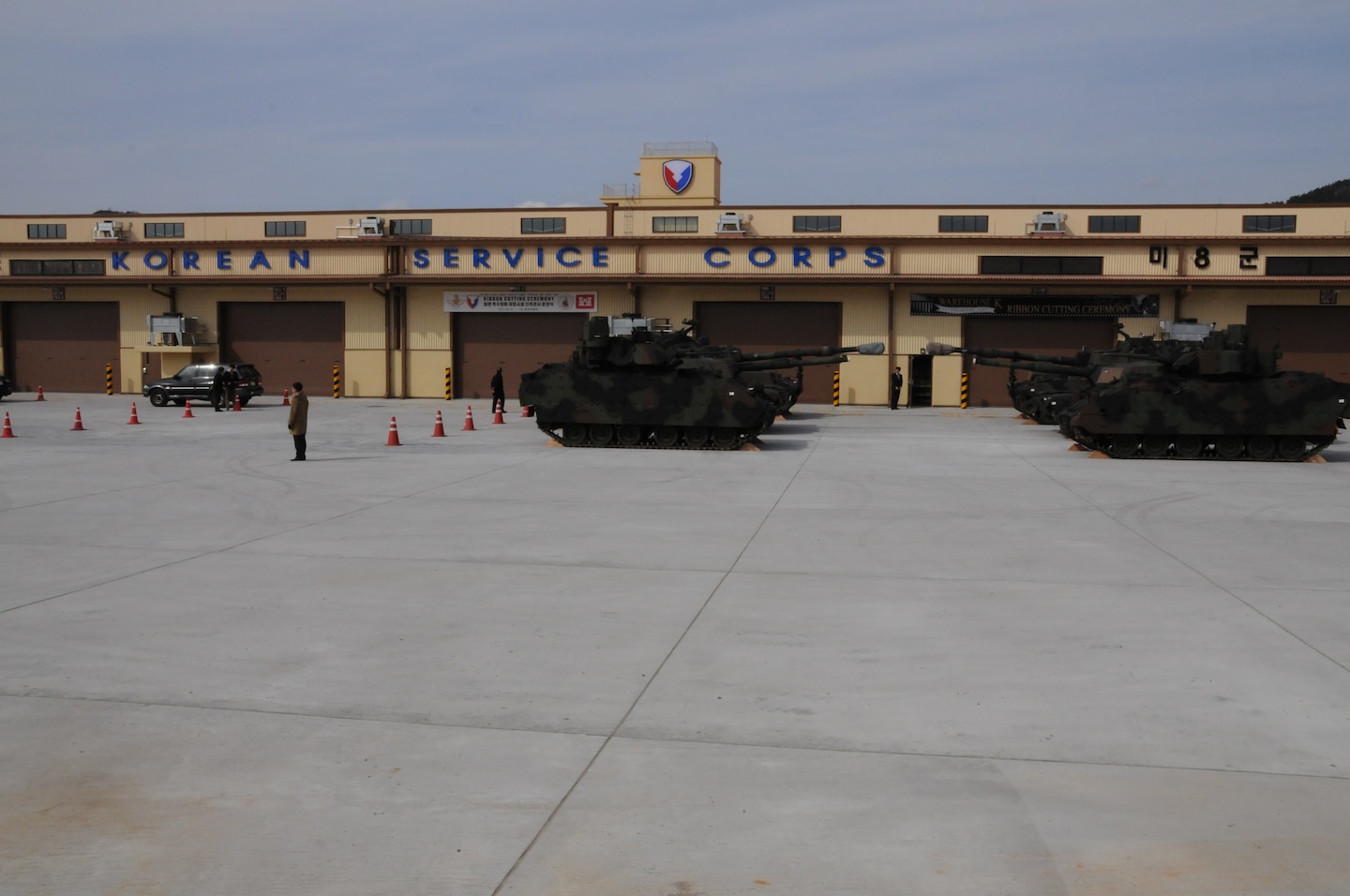 The new humidity controlled warehouse at Camp Carroll will be used by the Korean Service Corps who support the U.S. Army Field Support Battalion, Northeast Asia.