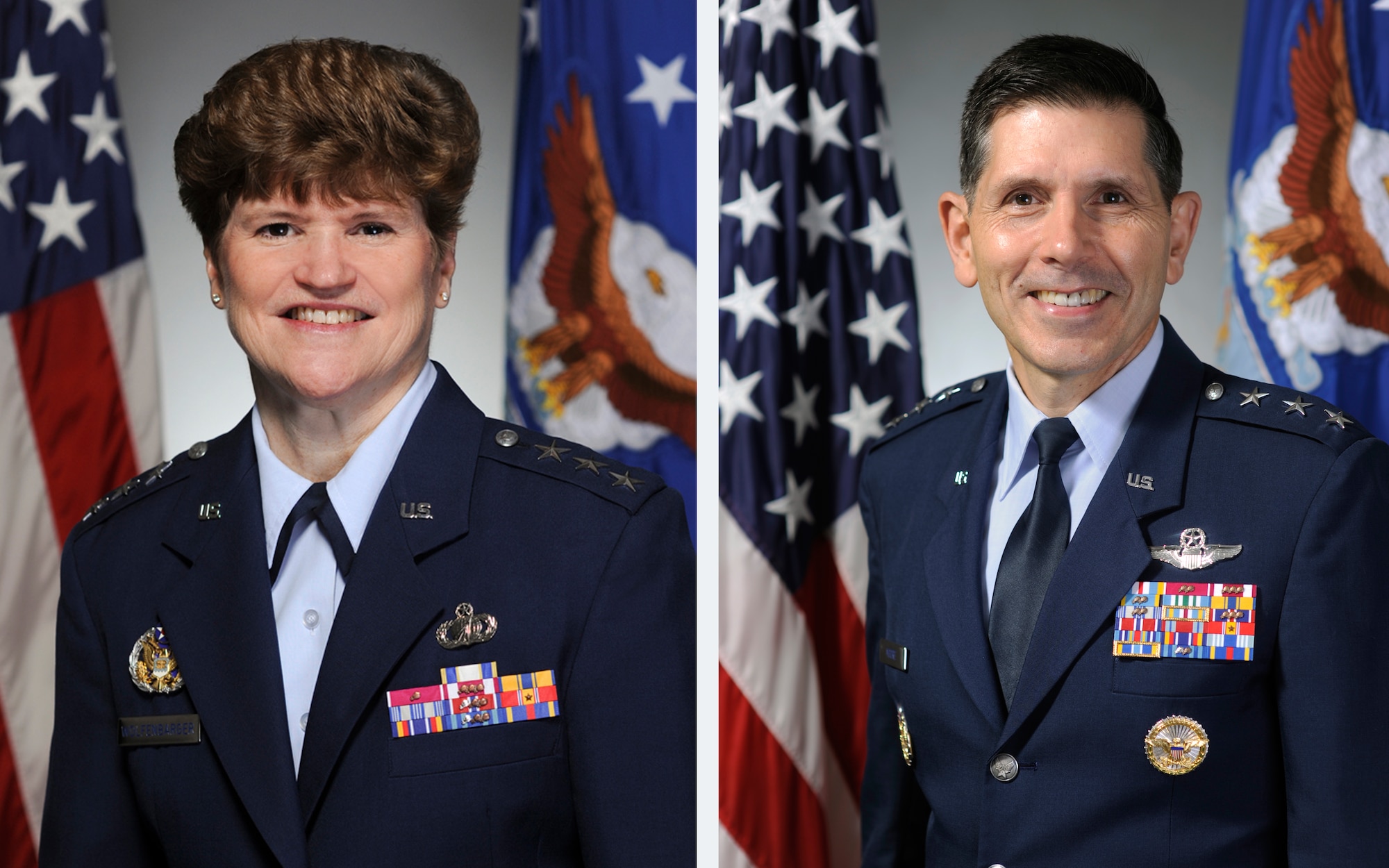 Lt. Gen. Janet C. Wolfenbarger & Lt. Gen. C.D. Moore II