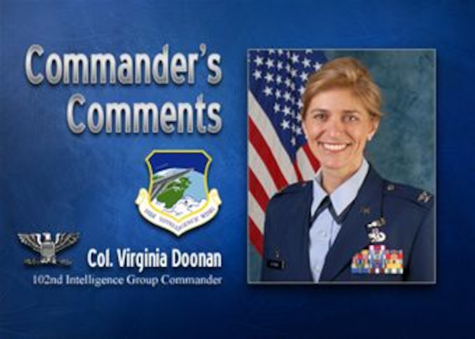 Commander's Comments: Col. Virginia Doonan