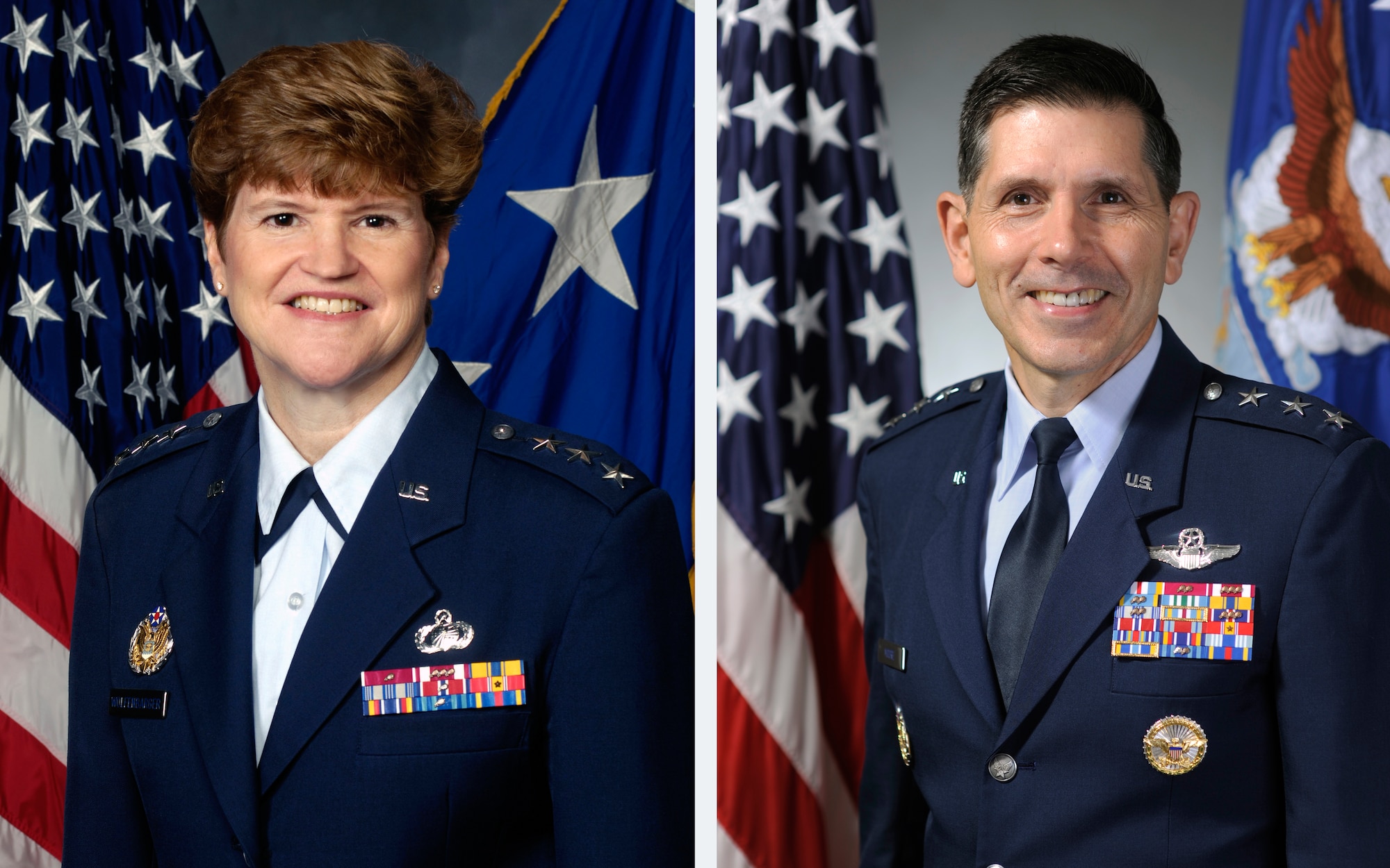 Lt. Gen. Janet C. Wolfenbarger & Lt. Gen. C.D. Moore II