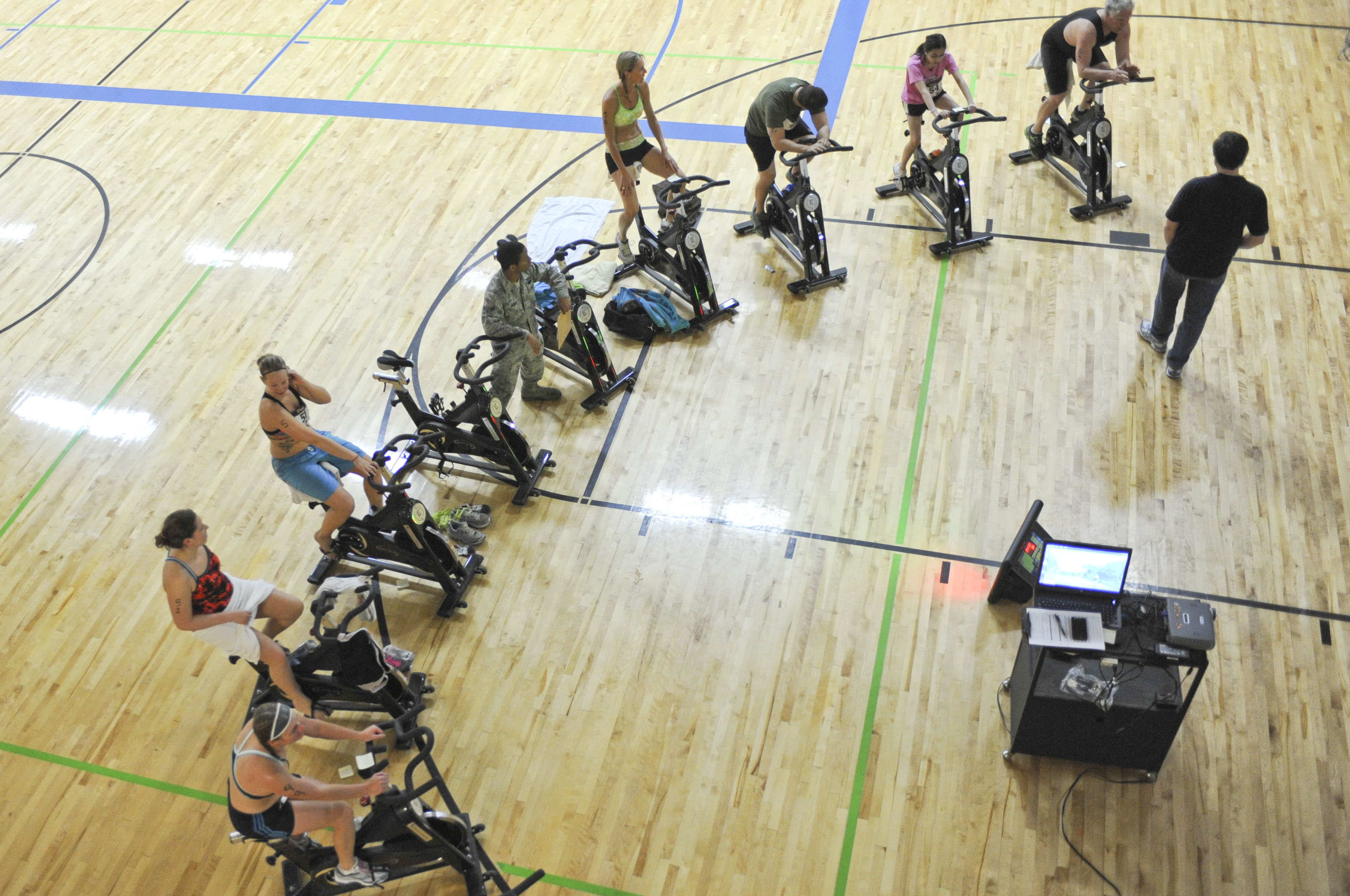 The Bellamy Fitness Center Indoor Triathlon > Ellsworth Air Force Base