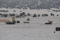 The 302nd SFS spent the February Unit Training Assembly completing their annual heavy weapons qualification. (U.S Air Force photo/Tech. Sgt. Peter Dean)