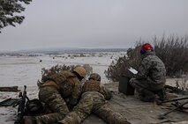 The 302nd SFS spent the February Unit Training Assembly completing their annual heavy weapons qualification. (U.S Air Force photo/Tech. Sgt. Peter Dean)