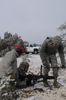 The 302nd SFS spent the February Unit Training Assembly completing their annual heavy weapons qualification. (U.S Air Force photo/Tech. Sgt. Peter Dean)