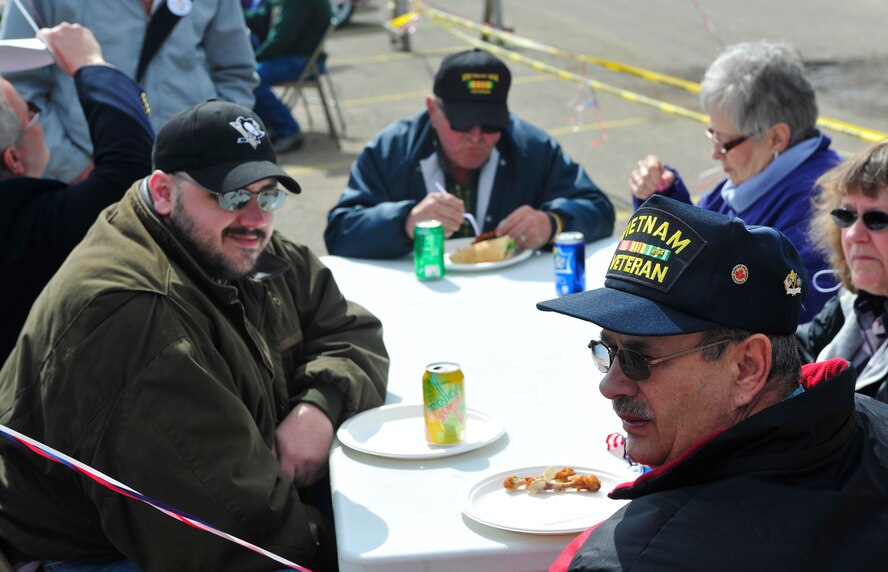 MINOT, N.D. -- The Veteran's Center hosted its first Vietnam Veterans Day Welcome Home celebration in Minot, March 29. The event was held as part of a Presidential Proclamation issued by the Commander in Chief proclaiming March 29 as a day of observance for Vietnam Veterans. The event also marked the 50 year anniversary of the Vietnam War and included various programs and activities for the attendees. (U.S Air Force photo/Senior Airman Desiree Esposito)

