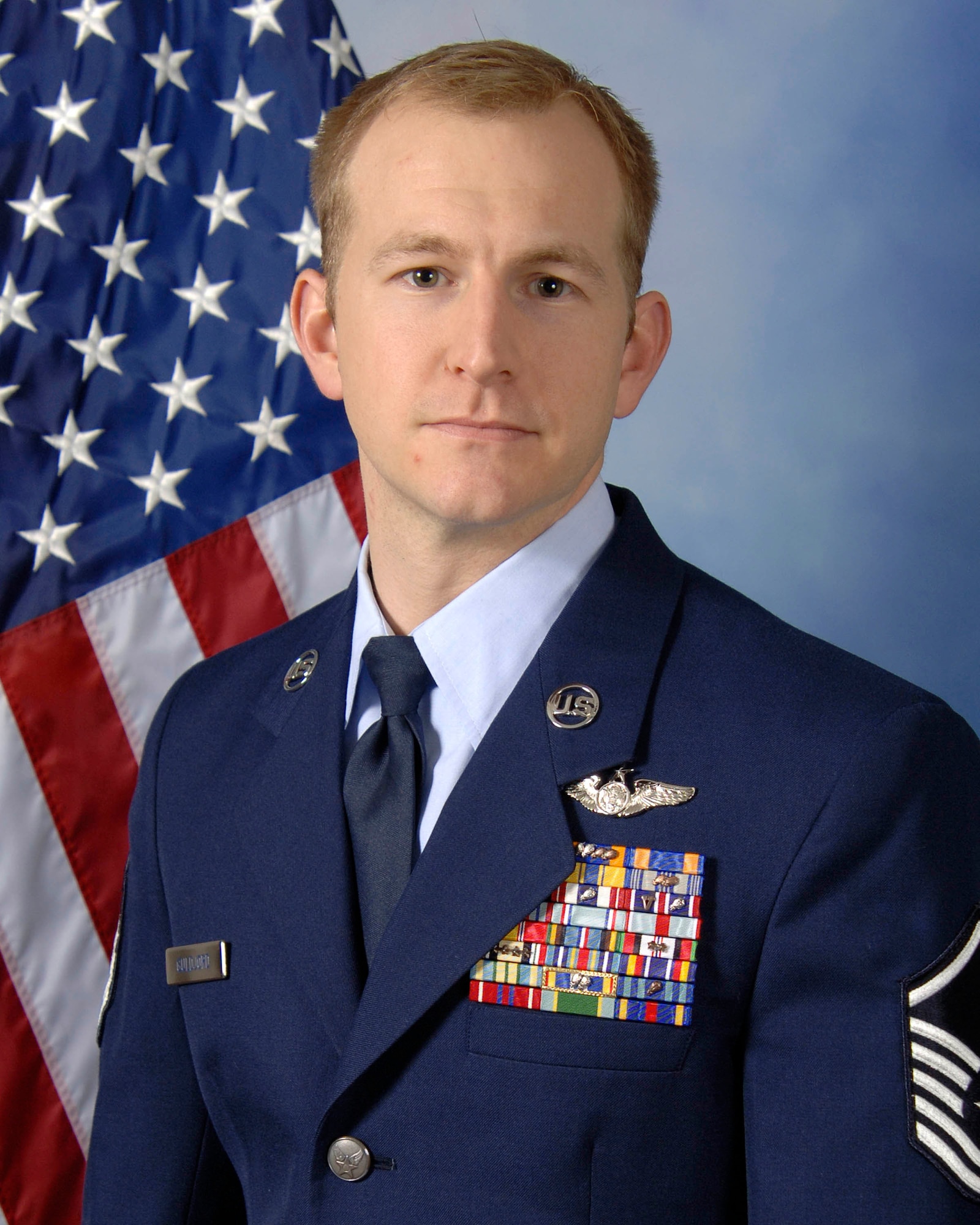 Master Sgt. James Guldjorb, boom operator, 18th Air Refueling Squadron, was selected as enlisted aircrew NCO of the year for 2011, March 30. (Air Force photo)