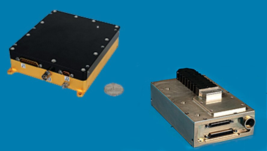 Miniature Common Data Link (Mini-CDL) is a small, lightweight, low power, low cost CDL system for use on small RPAs (Remotely Piloted Vehicles) for dissemination of ISR data.  (AFRL Image)