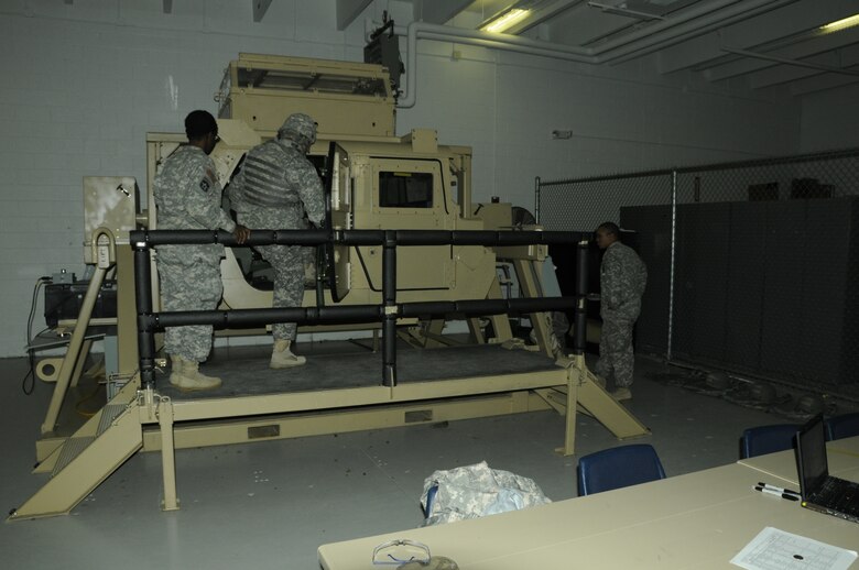 JOINT BASE MCGUIRE-DIX-LAKEHURST — Soldiers training on the Battle Lab's high tech training simulators that will prepare them for battle.