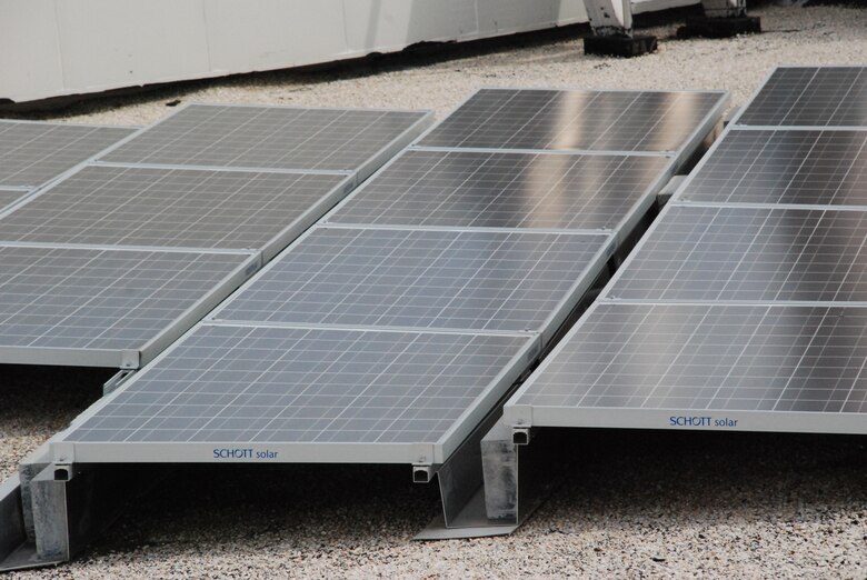 JOINT BASE MCGUIRE-DIX-LAKEHURST — The new solar panel array
The new array covers approximately 71,000 square feet of the Battle Lab's roof.