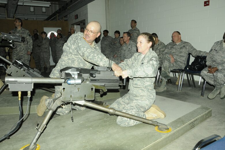 JOINT BASE MCGUIRE-DIX-LAKEHURST — Soldiers training on the Battle Lab's high tech training simulators that will prepare them for battle.