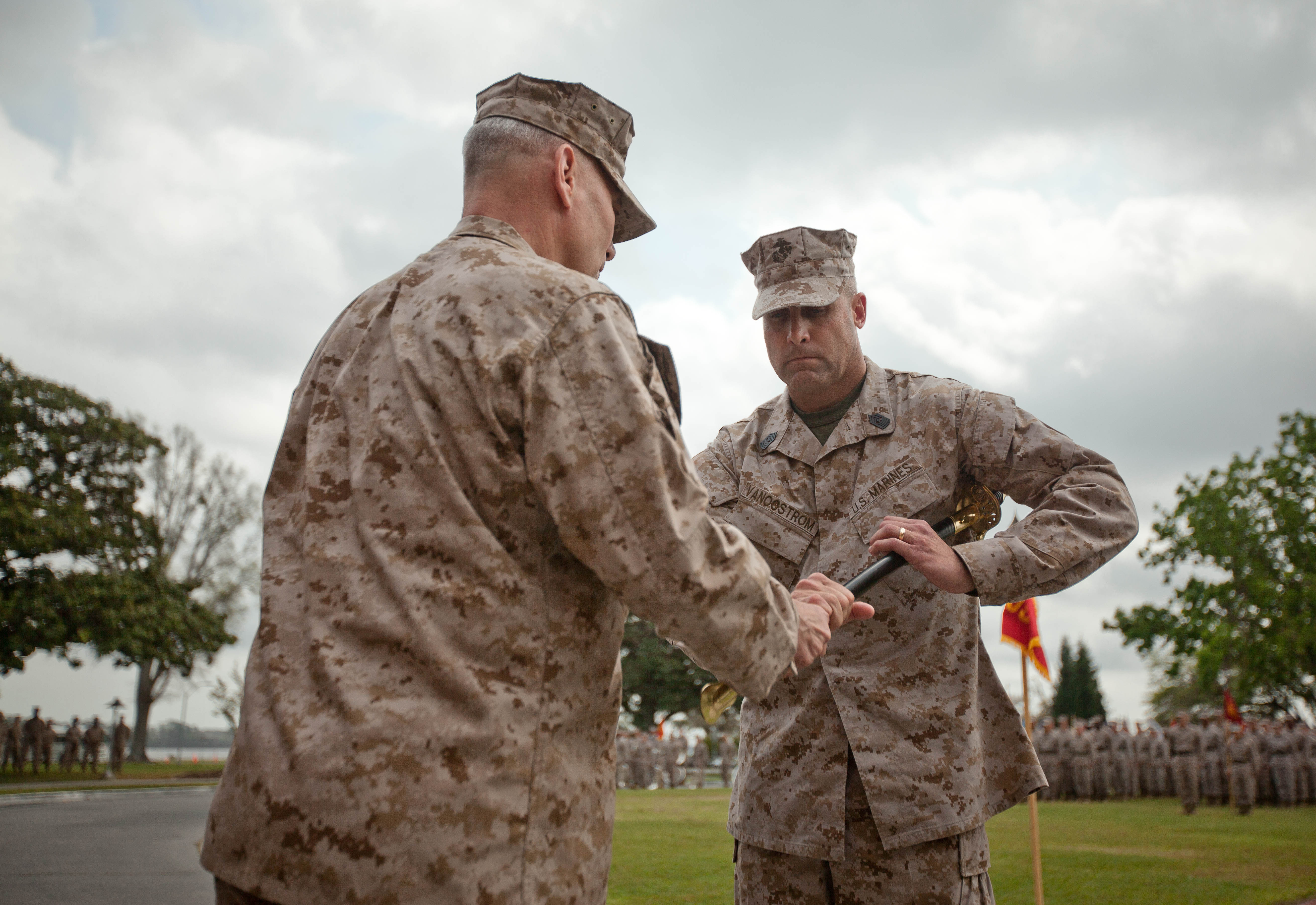 II MEF receives new Sgt. Maj. > II Marine Expeditionary Force > News