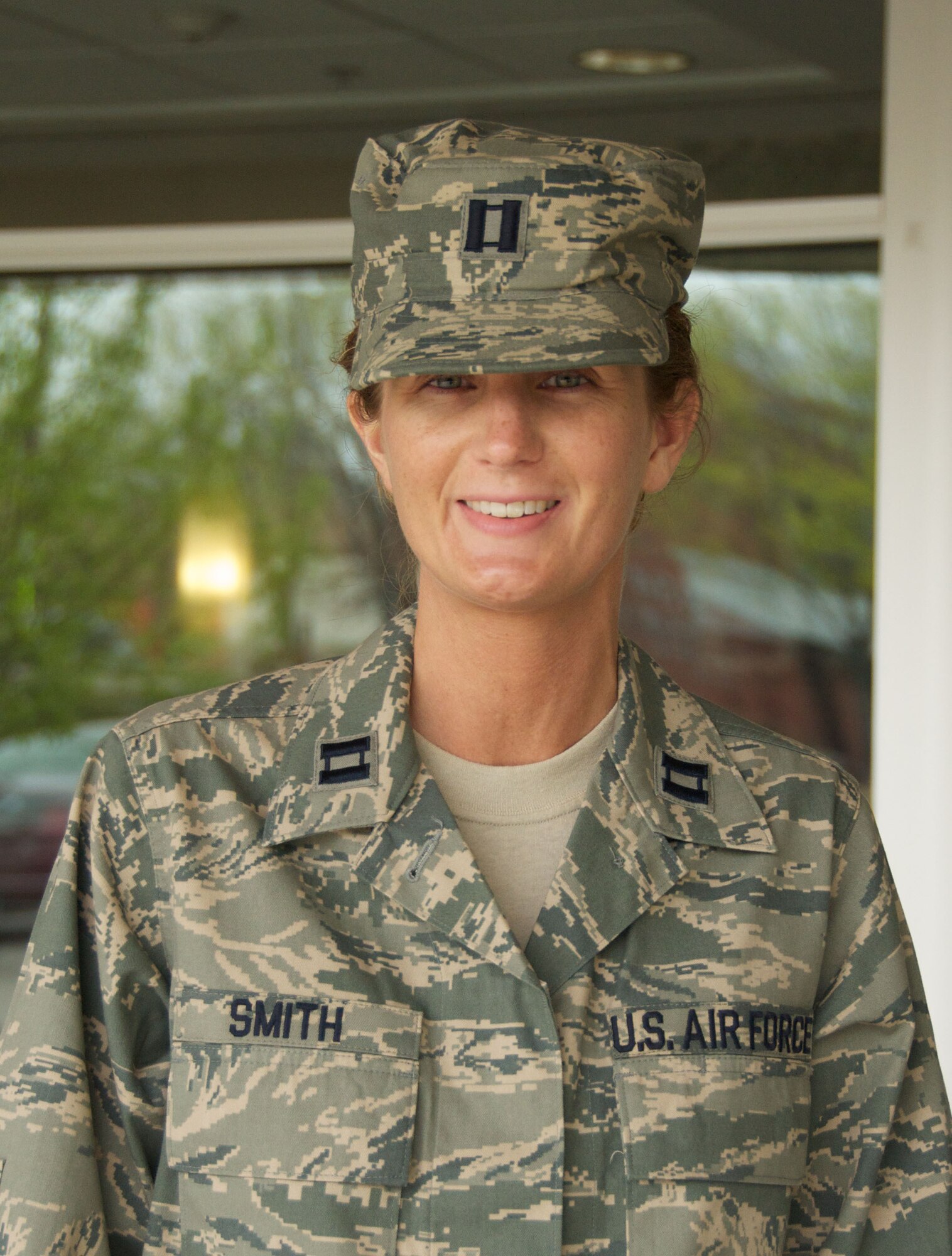Capt Lana Smith, 934th Aeromedical Evacuation Squadron nurse.  "My plans for spring include attending training related to my job as a nurse with the AES."  (U.S. Air Force photo by Tech Sgt. Jim Loehr)