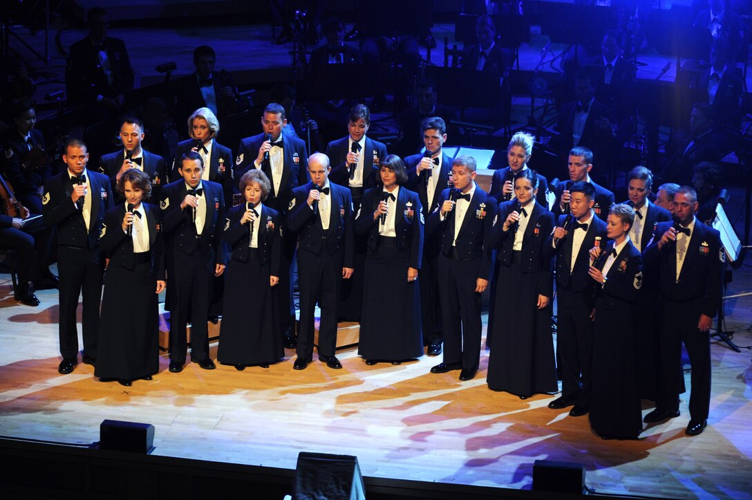 The U.S. Air Force Band's Singing Sergeants.