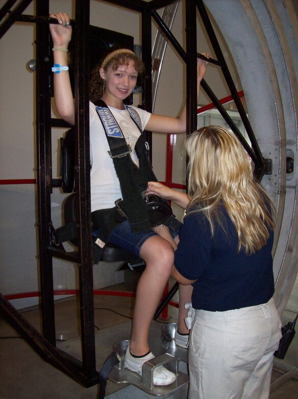 Space camp trainee image