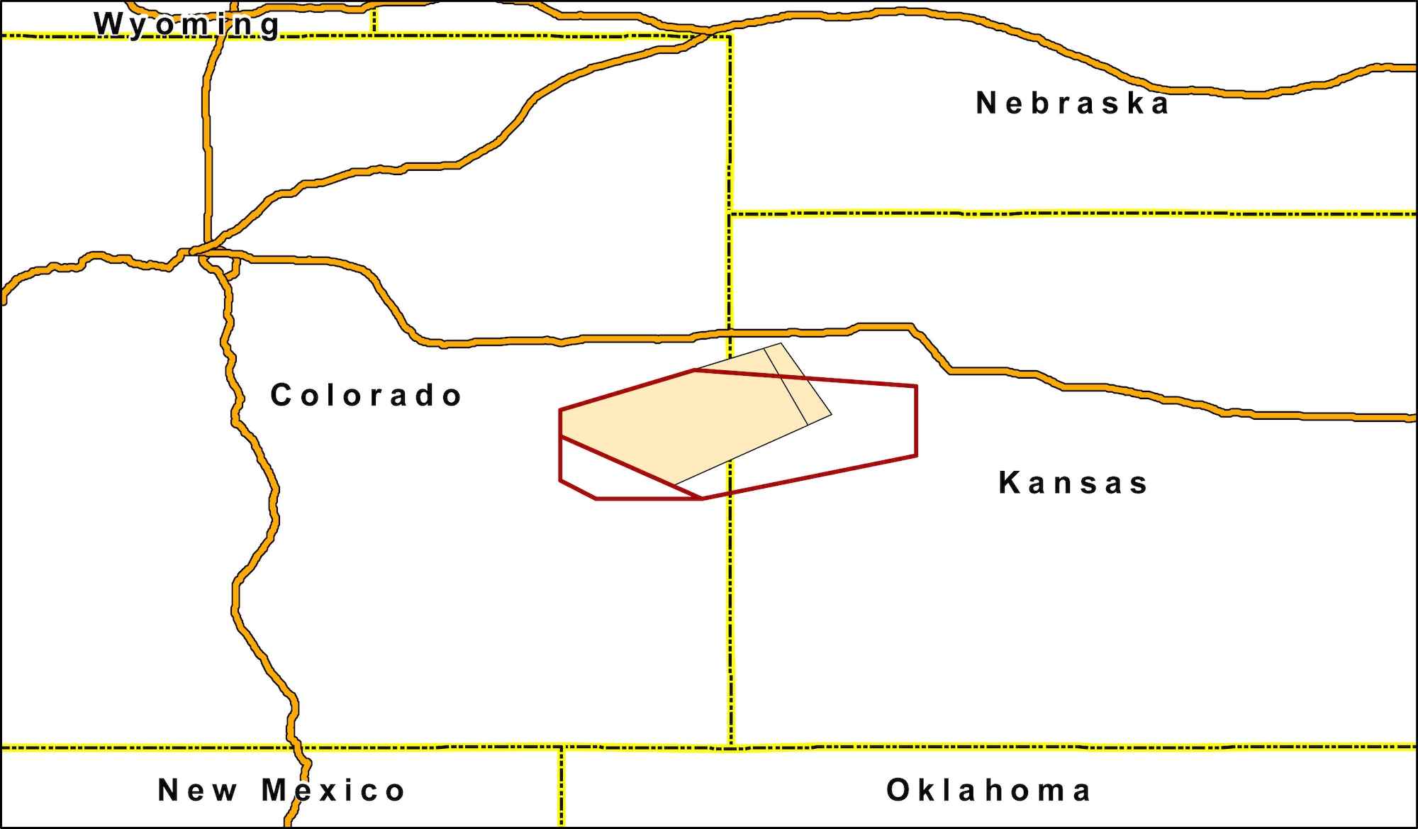 Proposed modification of the Cheyenne Military Operations Area