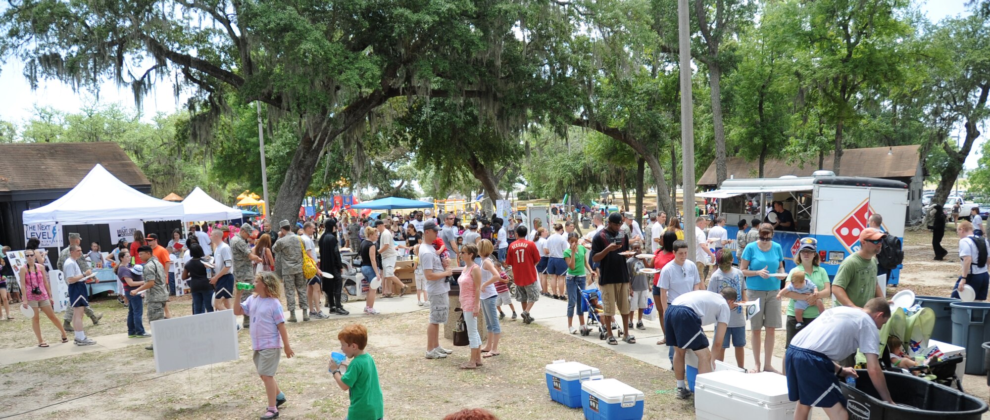 Child Pride Day is an annual event held in conjunction with month of the military child.  The event was held April 28, 2012, at Marina Park, Keesler Air Force Base, Miss.   (U.S. Air Force photo by Kemberly Groue)