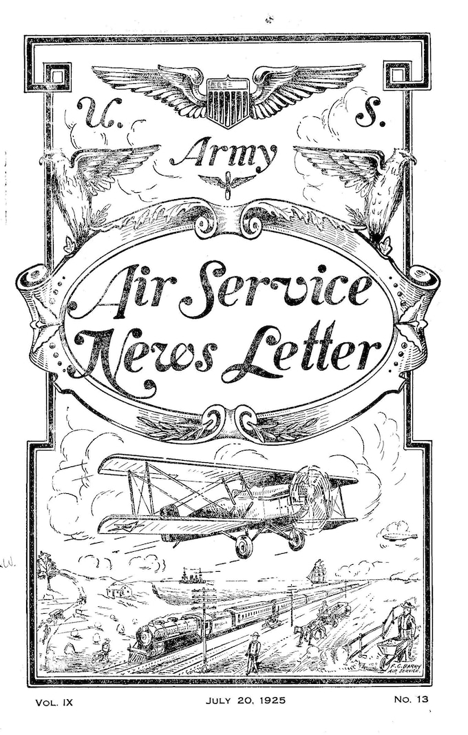 The Air Service Newsletter began publication in 1918.  This official newsletter provides a fascinating snapshot on the operations and events happening during the critical years leading up to the emergence of the modern US Air Force.