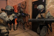 MINOT AIR FORCE BASE, N.D. -- Being part of the 91st Security Forces Squadron Tactical Response Force is one of the most physically demanding jobs that security forces personnel can be a part of Minot Air Force Base. (U.S. Air Force photo/Senior Airman Jesse Lopez)