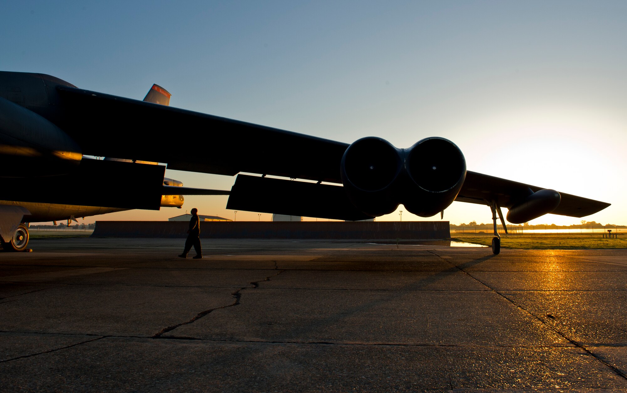 BARKSDALE AIR FORCE BASE, La. - A B-52H Stratofortress crew member from the 96th Bomb Squadron, Barksdale Air Force Base, La., complete pre-flight checklists before a training flight, April 18. The B-52H is capable of dropping and launching the widest array of weapons in the U.S. inventory, to include gravity bombs, cluster bombs, precision guided missiles and joint direct attack munitions. (U.S. Air Force photo/Senior Airman Marleah Miller) 