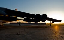 BARKSDALE AIR FORCE BASE, La. - A B-52H Stratofortress crew member from the 96th Bomb Squadron, Barksdale Air Force Base, La., complete pre-flight checklists before a training flight, April 18. The B-52H is capable of dropping and launching the widest array of weapons in the U.S. inventory, to include gravity bombs, cluster bombs, precision guided missiles and joint direct attack munitions. (U.S. Air Force photo/Senior Airman Marleah Miller) 