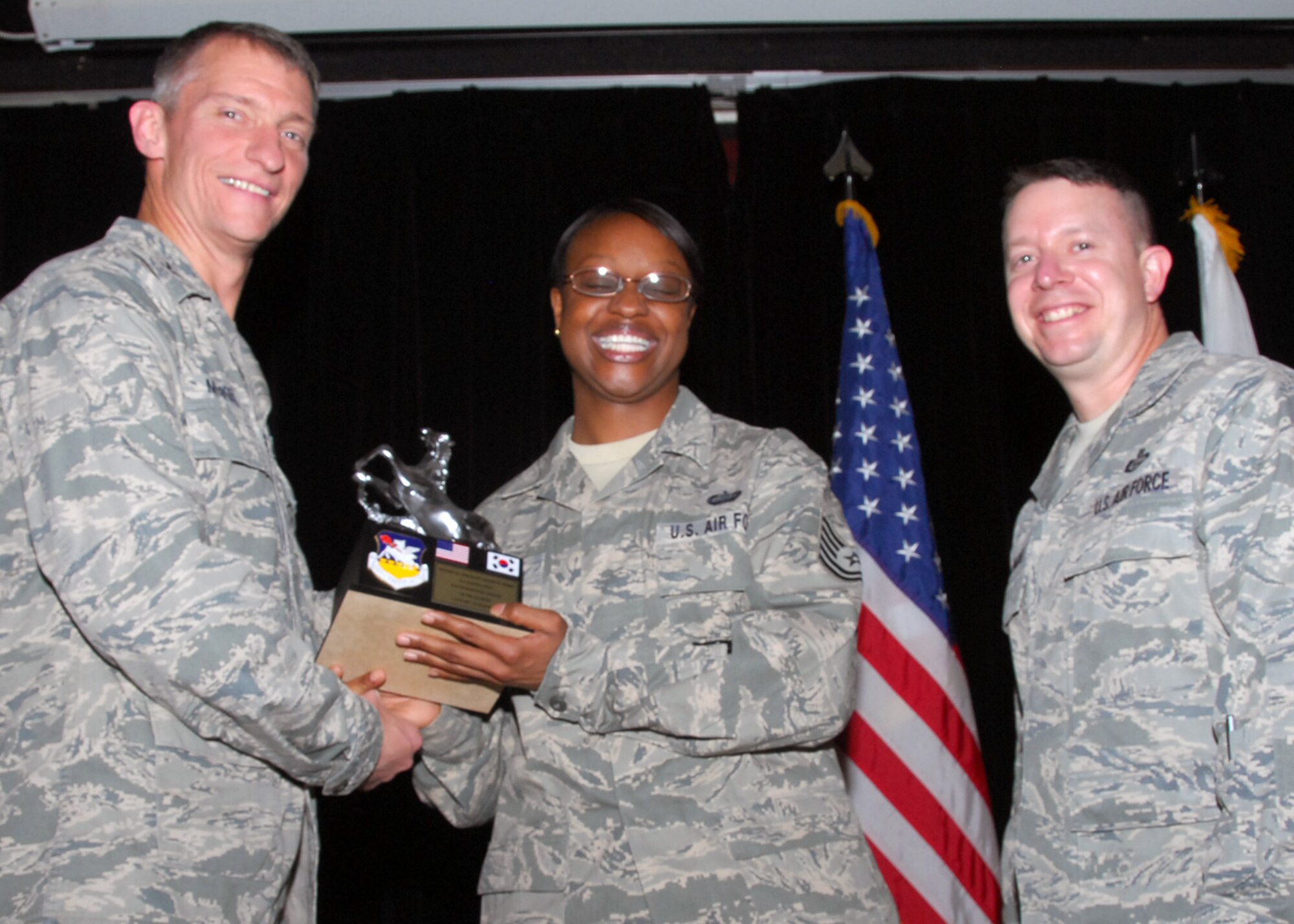 Tech. Sgt. Jeanette Berry, NCO of the Quarter. (U.S. Air Force photo/Mr. Song, Kyong Hwan)
