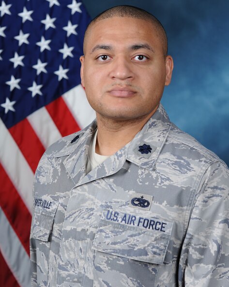Lieutenant Colonel Melvin Baskerville, 325th Aircraft Maintenance Squadron commander