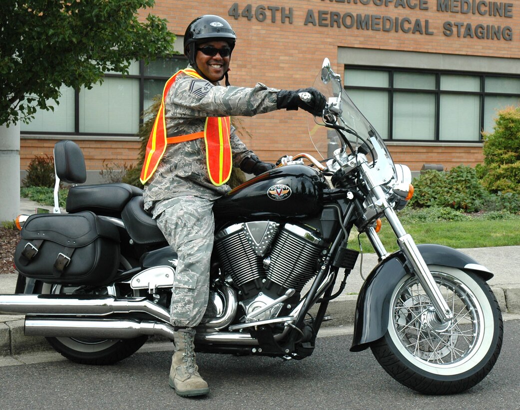 Senior Master Sgt. Robert Cutchin, a Reservist with the 446th Aeromedical Staging Squadron, is spearheading a 446th Airlift Wing motorcycle group called "Wings on Wheels." The primary focus of the group will be motorcycle safety, with more experienced riders sharing their knowledge with less experienced enthusiasts. As the critical days of summer approach, Air Force leaders are doubling down on efforts to keep Airmen safe and healthy, bringing programs like Wings on Wheels to the forefront.  