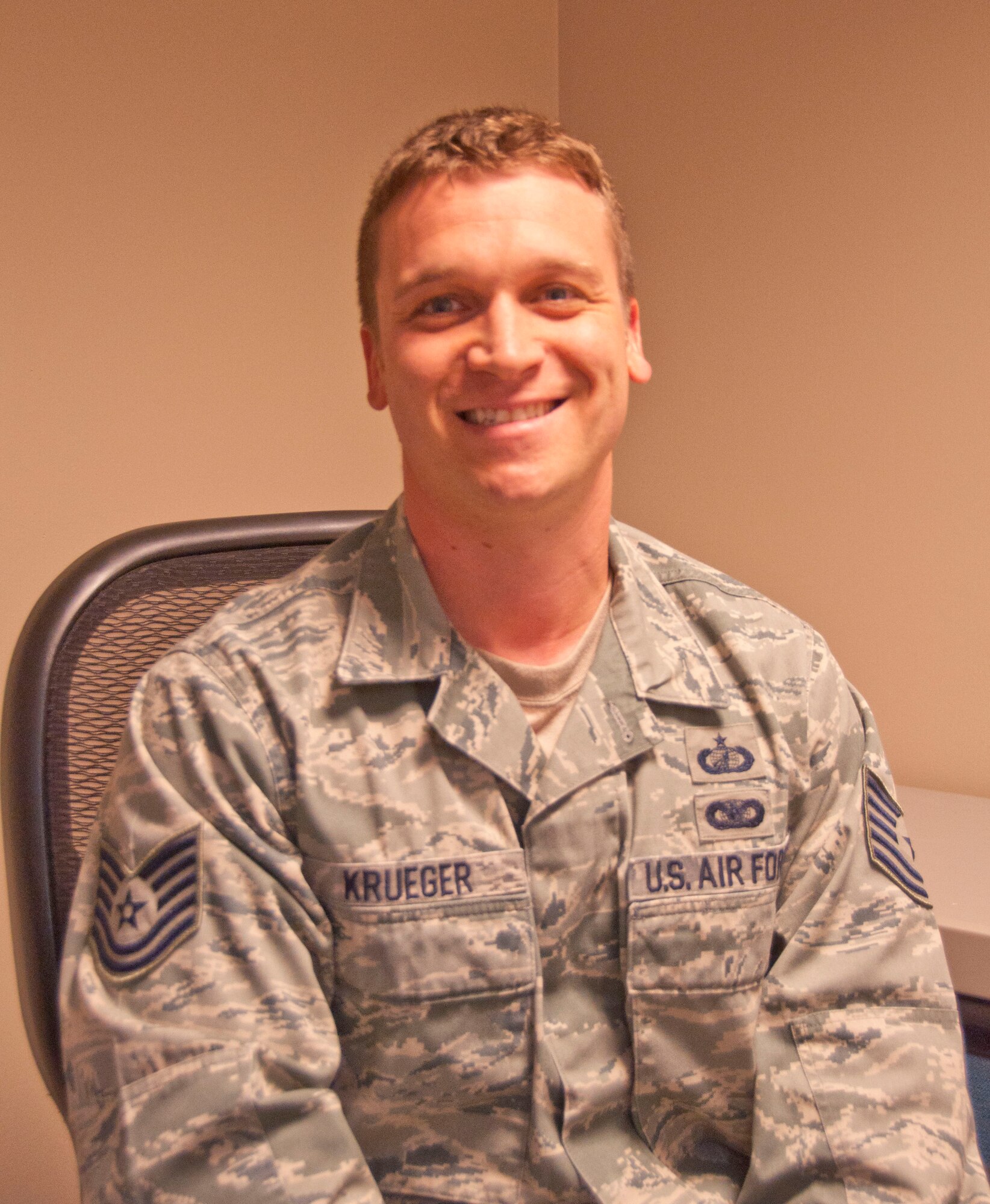 Tech. Sergeant Joshua Krueger, 934th Airlift Wing Finance Management, says what he learned from the Readiness Assistance Visit in Gulfport Miss., was the importance of communication, respect, and teamwork on the success of the mission. (U.S. Air Force Photo/Tech. Sgt. Jim Loehr)