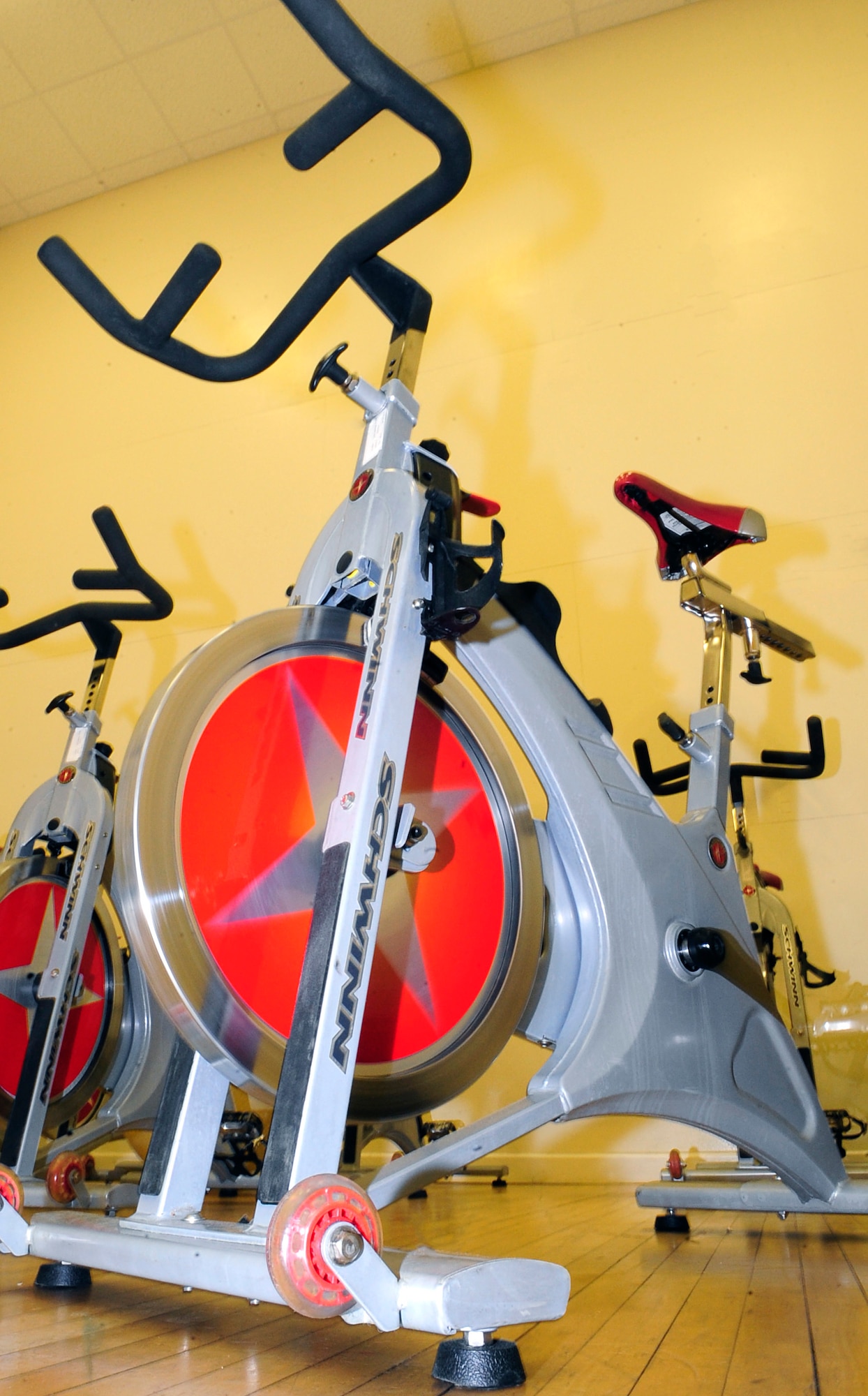 The beginning of May starts the National Bike Month. U.S. Air Forces in Europe encourages it Airmen to take part in bike month as a way to stay ahead of the pack in the Air Force Fit-to-Fight program. (U.S. Air Force photo/Senior Airman Ethan Morgan)
